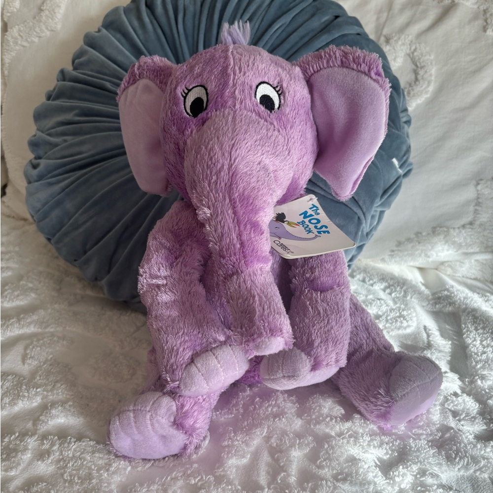 Purple Plush Elephant Toy
